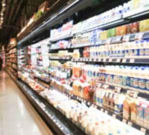 dairy in supermarket